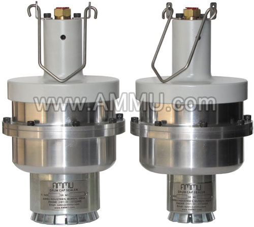 Pneumatic drum capseal crimping tool push down